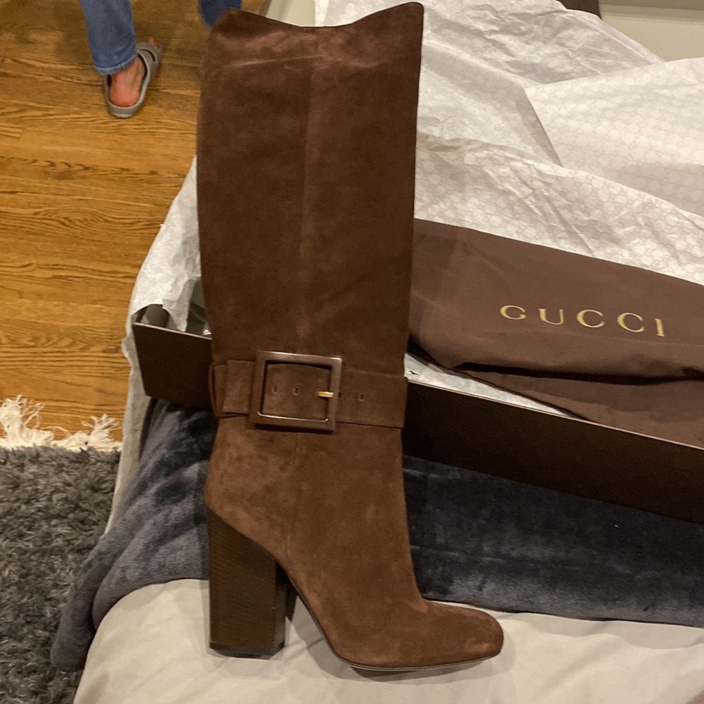 GUCCI WOMENS BOOTS SIZE 41 AUTHENTIC NEVER WORN RETAIL WAS 1200 - Picture 3 of 3